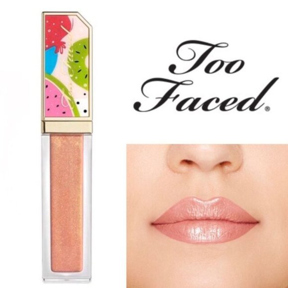 Too Faced Tutti Frutti Juicy Fruits lip glazeNIB/NWT in shade Grin & Bare It - Picture 7 of 7